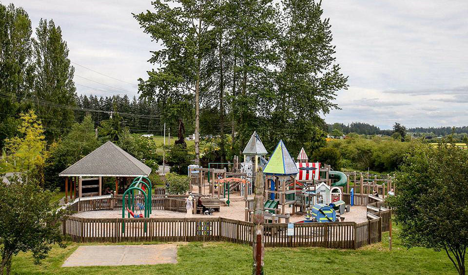 Freedom Park on Camano Island — community playground and open green space
