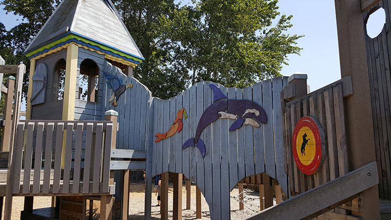 Playground detail at Freedom Park